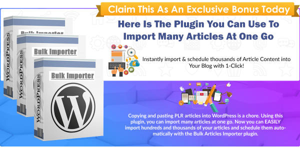 WP Bulk Article Importer Plugin Image