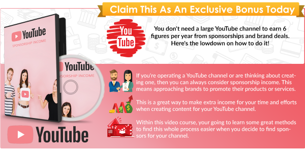 YouTube Sponsorship Income Image