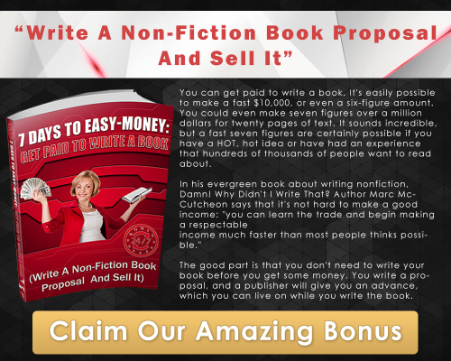 Get Paid To Write A Book Image