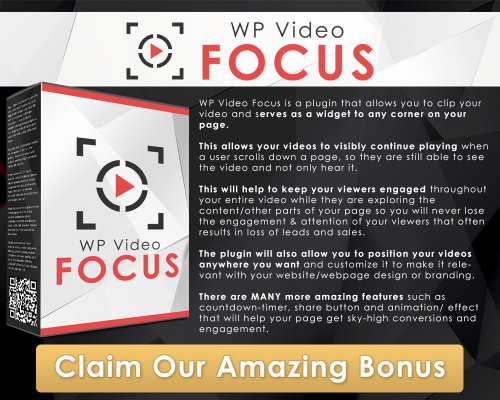 WP Video Focus Image