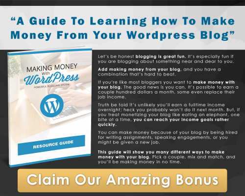 Making Money With WordPress Image